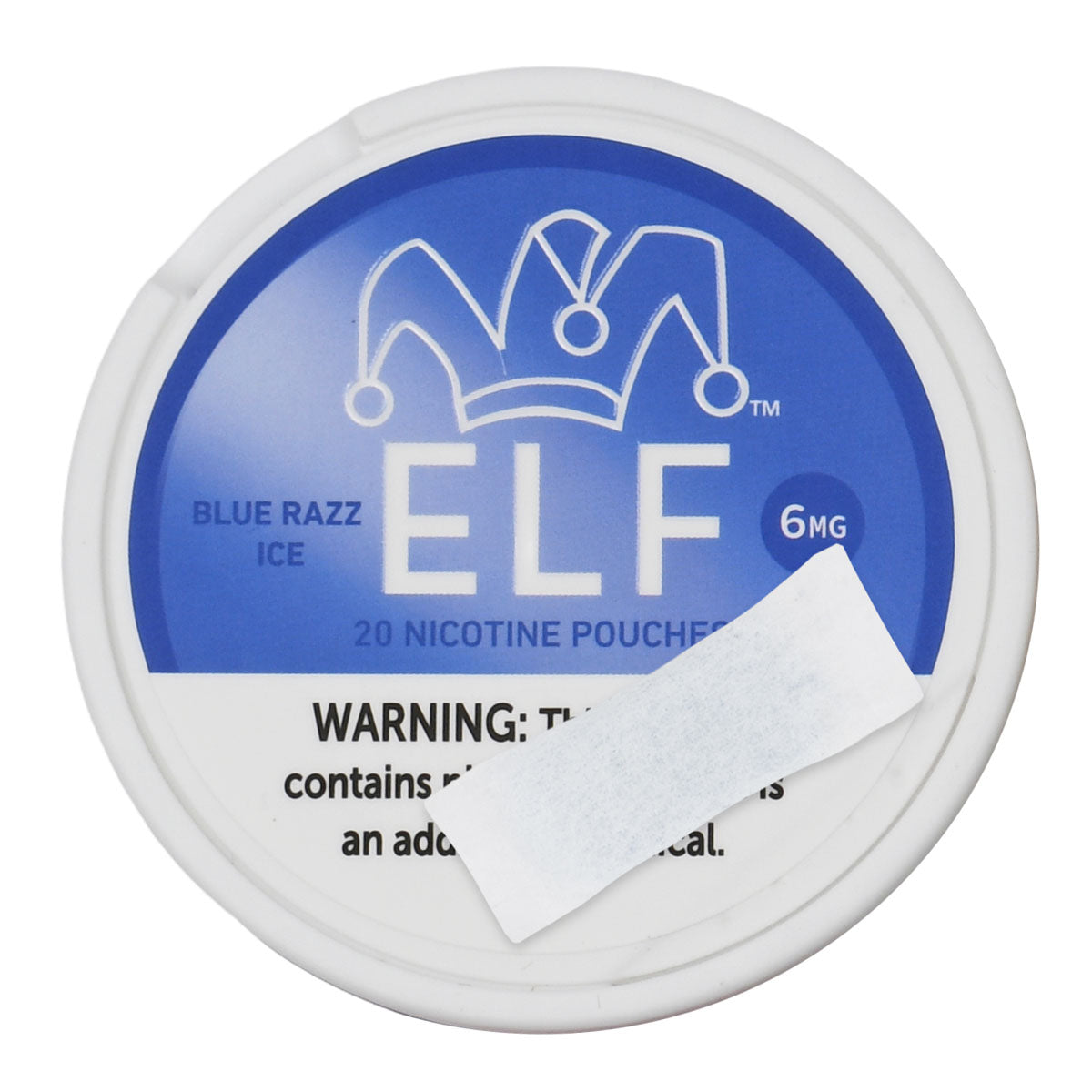 Blue Razz Ice 20ct Nicotine Pouches Can