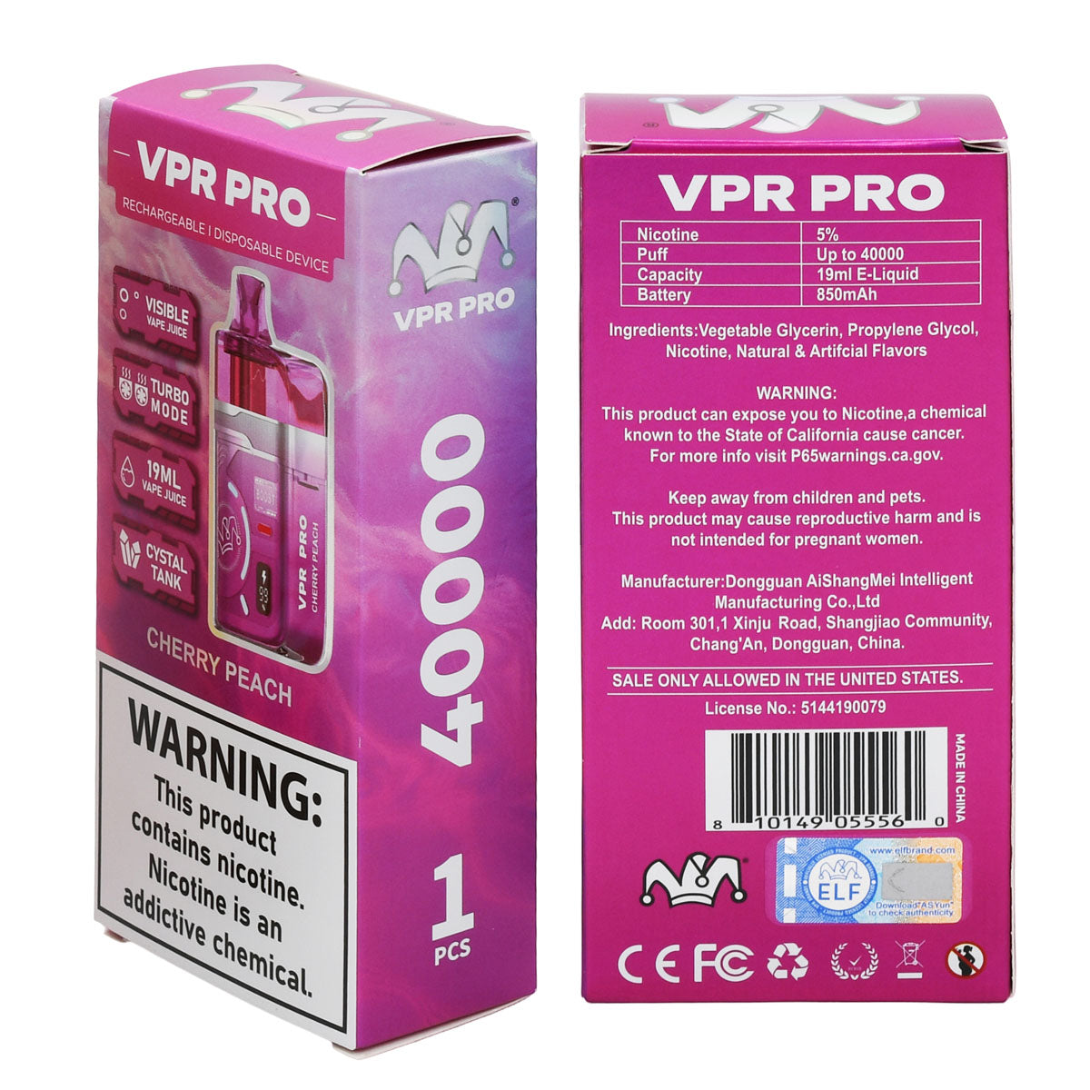 Charry Peach Unit Box