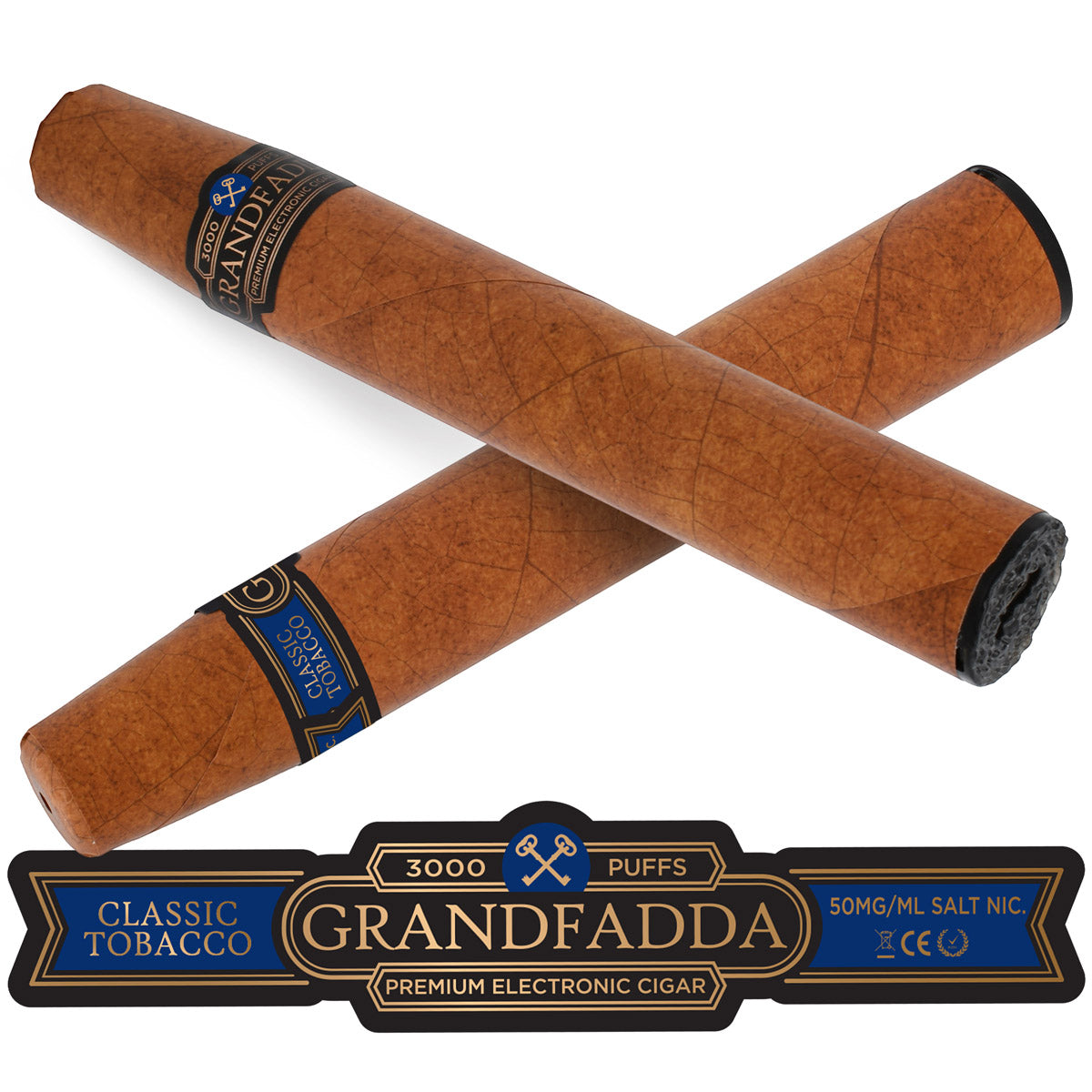 Grandfadda Premium Electronic Cigar - Classic Tobacco Flavor