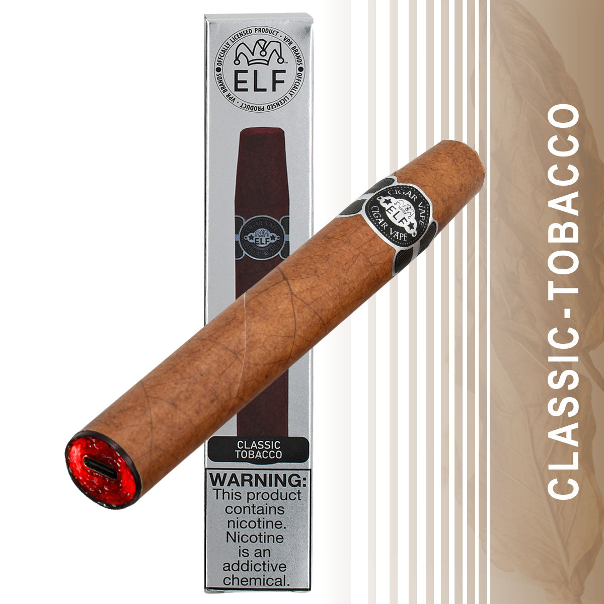 Single Cigar Vape Tobacco Classic Flavor