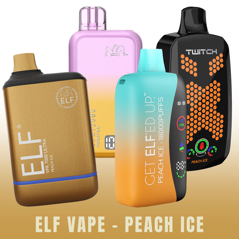 Elf Peach Ice Vape Flavor Bundle