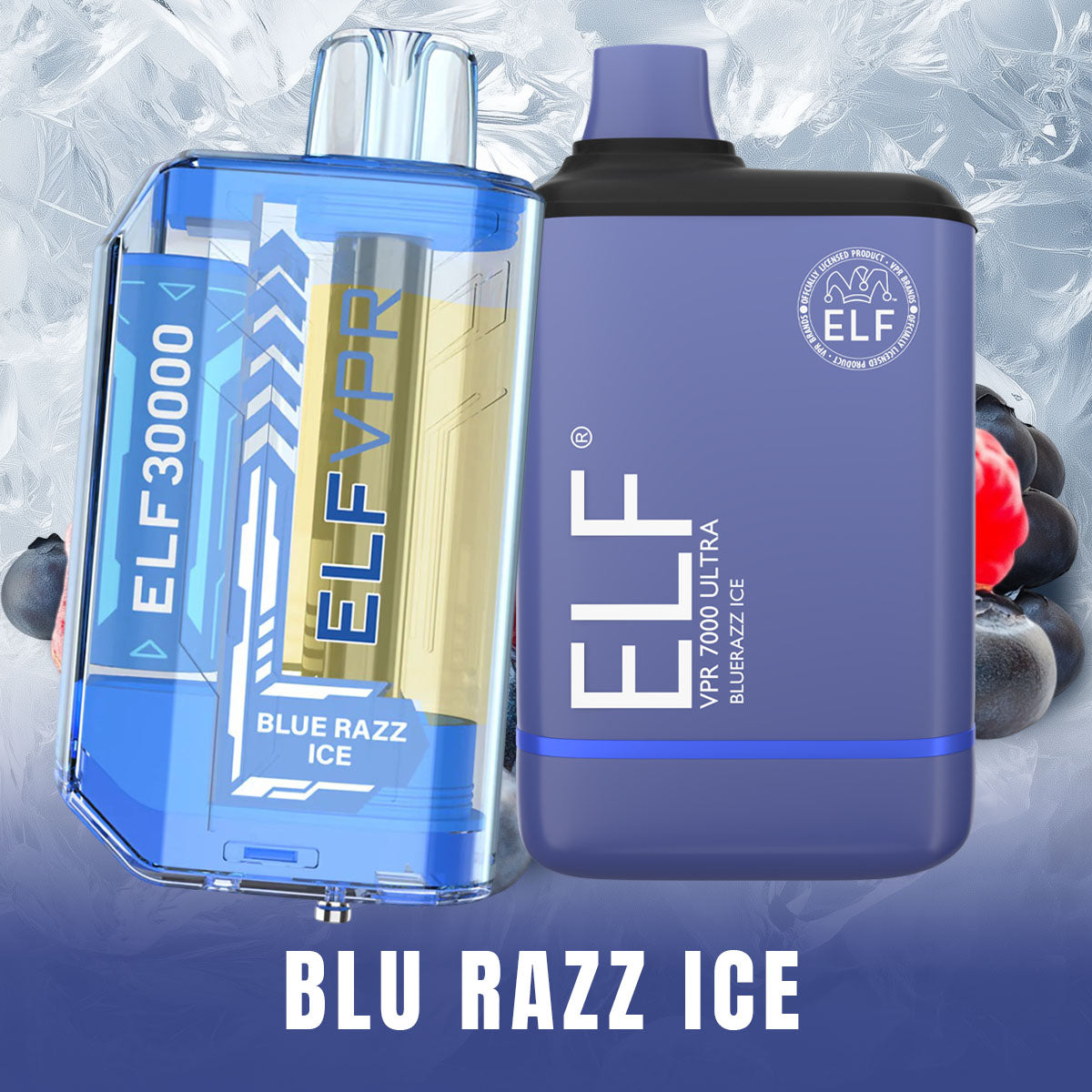 Blue Razz Ice Elf Bars