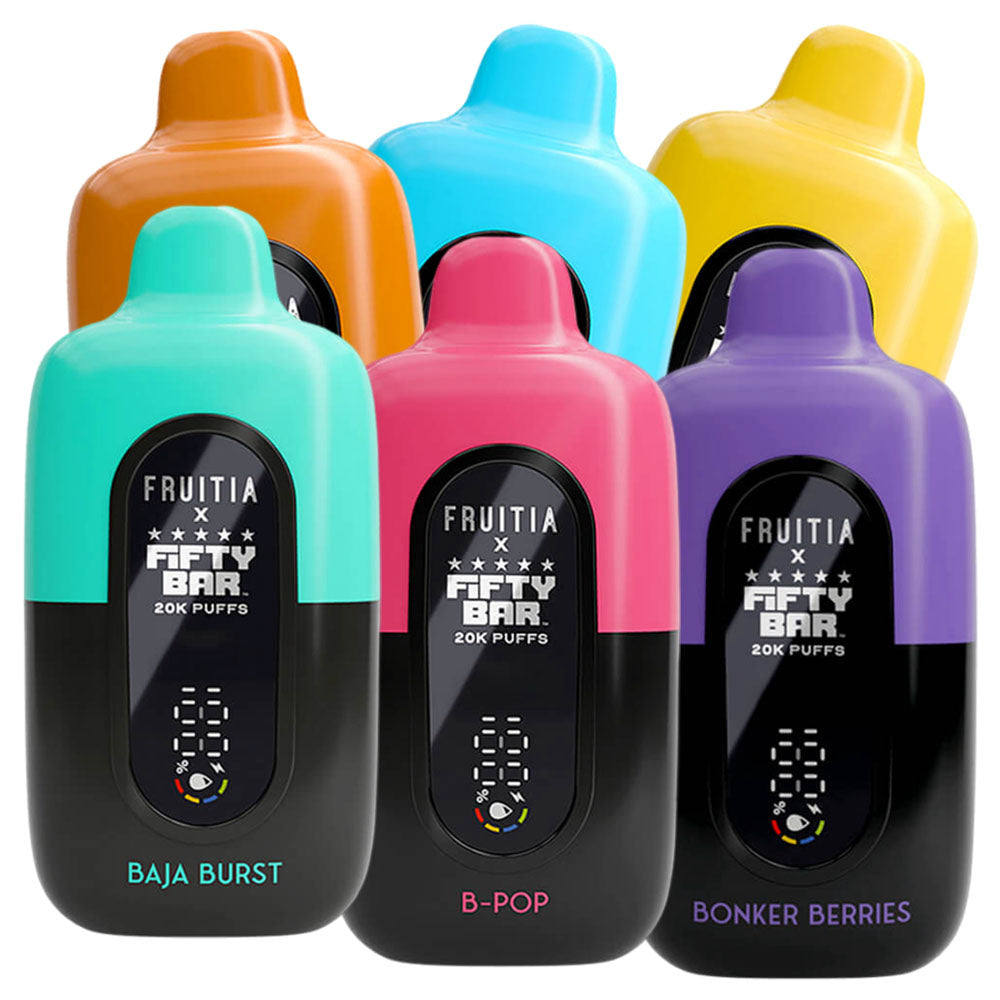 20K Puff Fruitia Fifty Bar Vape