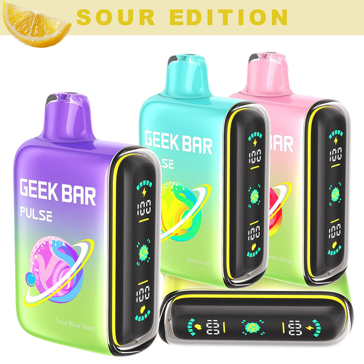 Geek Bar Pulse SOUR Edition Disposable Vapes