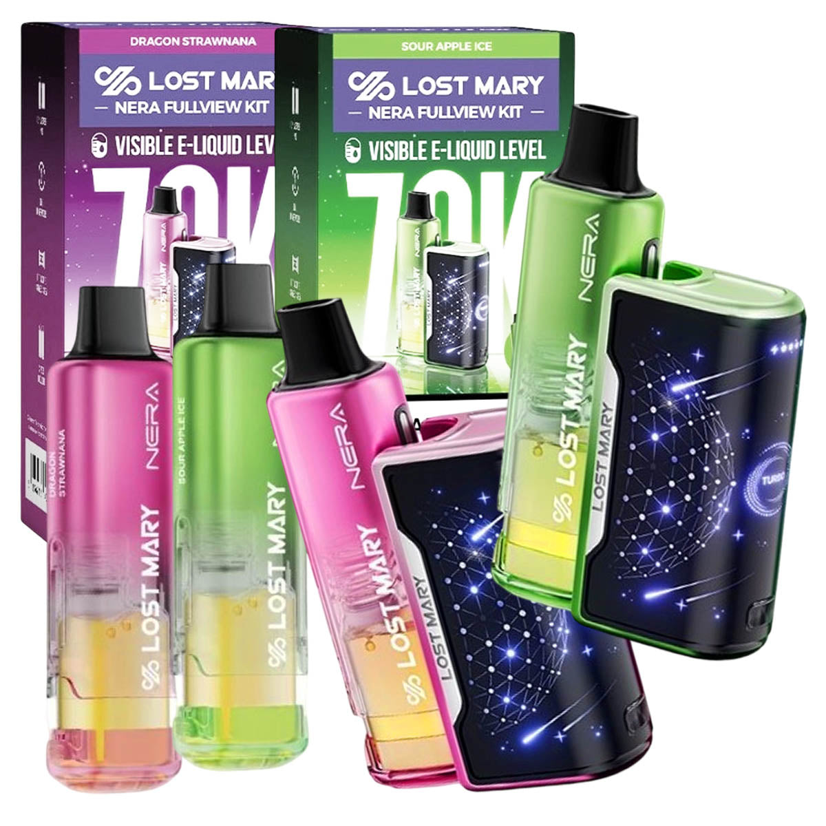 Lost Mary Nera Full View Kit 70K