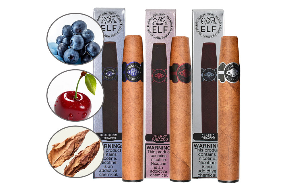 Ecigar Sampler No.1 / Cherry, Blueberry, Tobacco