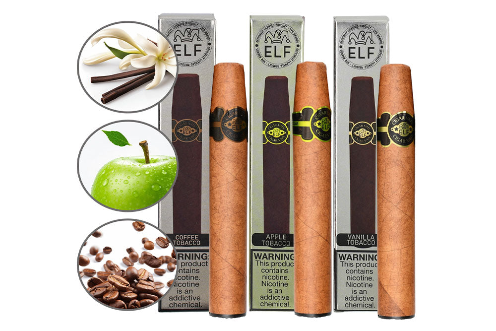 Ecigar Sampler No.2 / Vanilla, Apple, Coffee