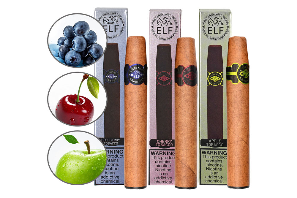 Ecigar Sampler No.3 / Blueberry, Cherry, Apple