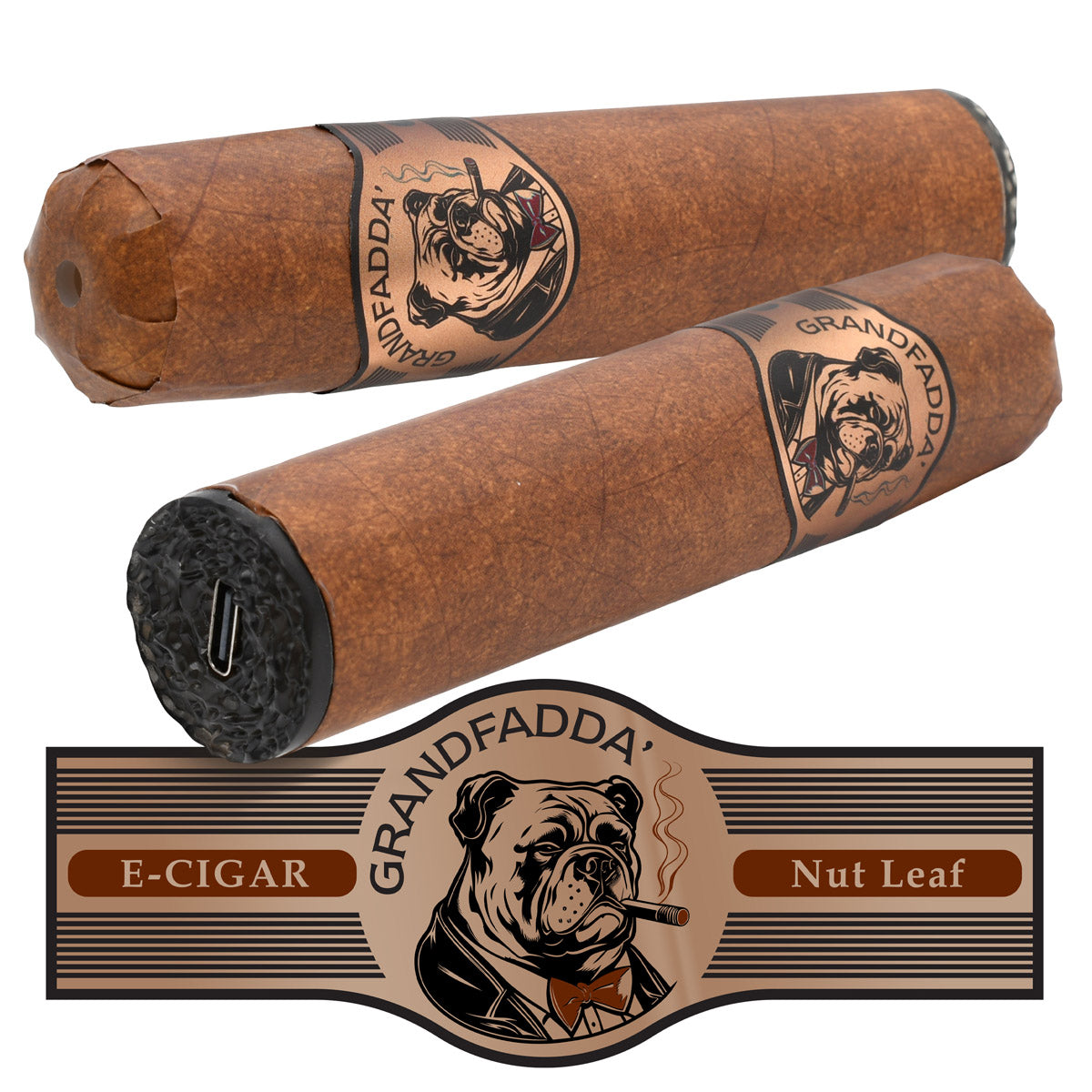 Nut Leaf Tobacco Gordo Electronic Cigar by Grandfadda
