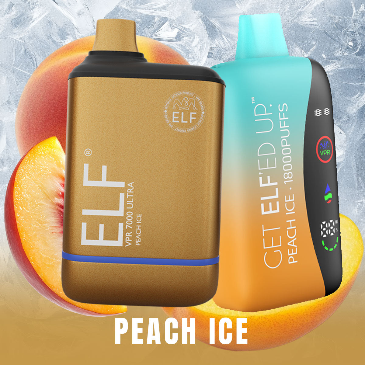 Elf Peach Ice Vape Flavor Bundle