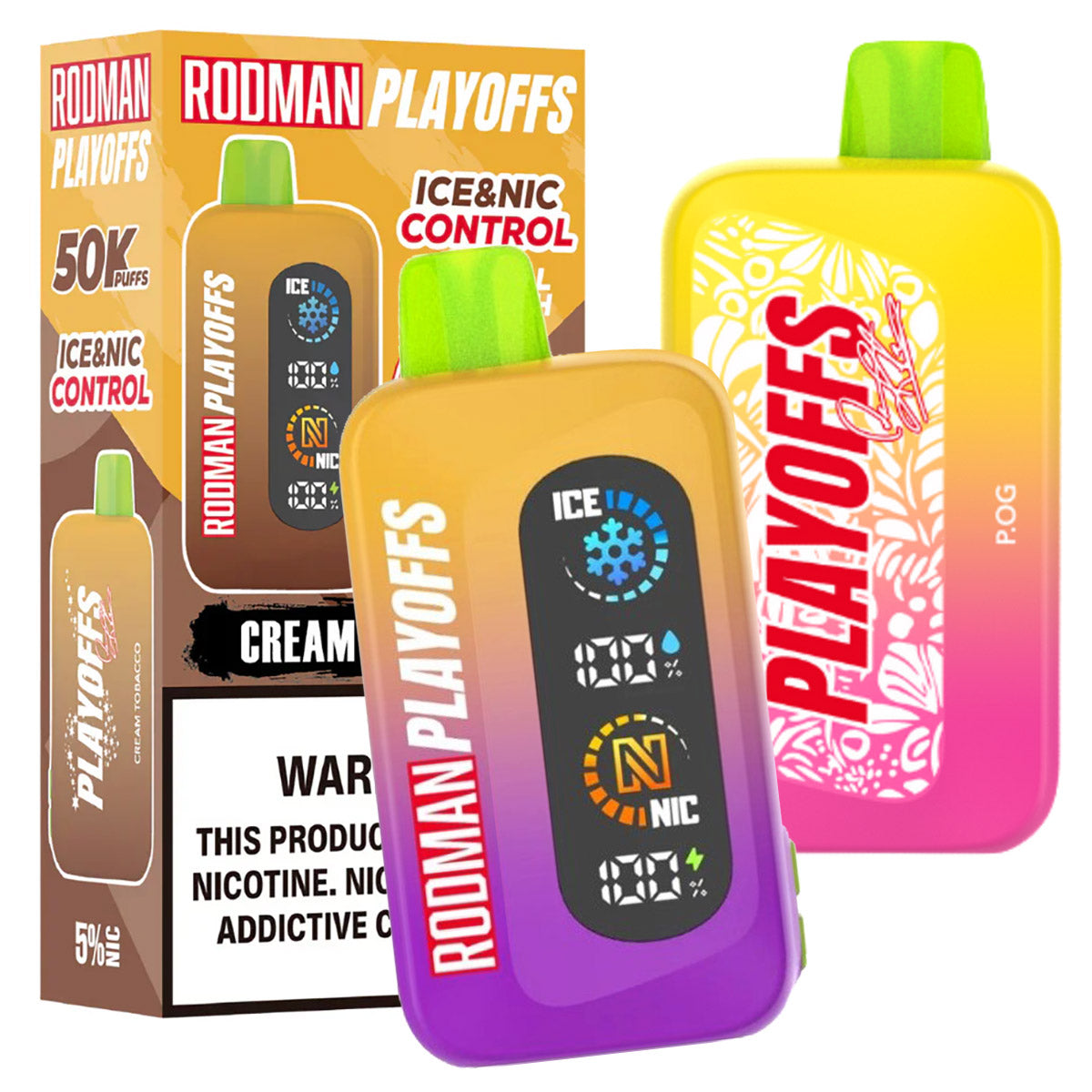 Rodman Playoffs 50K Disposable Vape with Nic Control Ice