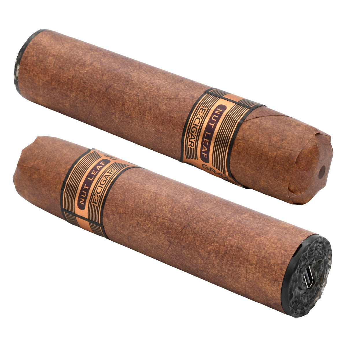 Nut Leaf Tobacco Gordo E-Cigars by Grandfadda - side view