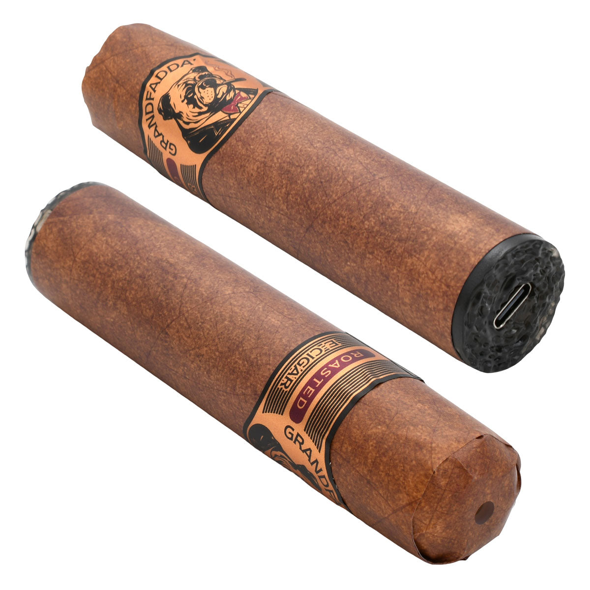 Roasted Tobacco Gordo E-Cigars by Grandfadda - side view