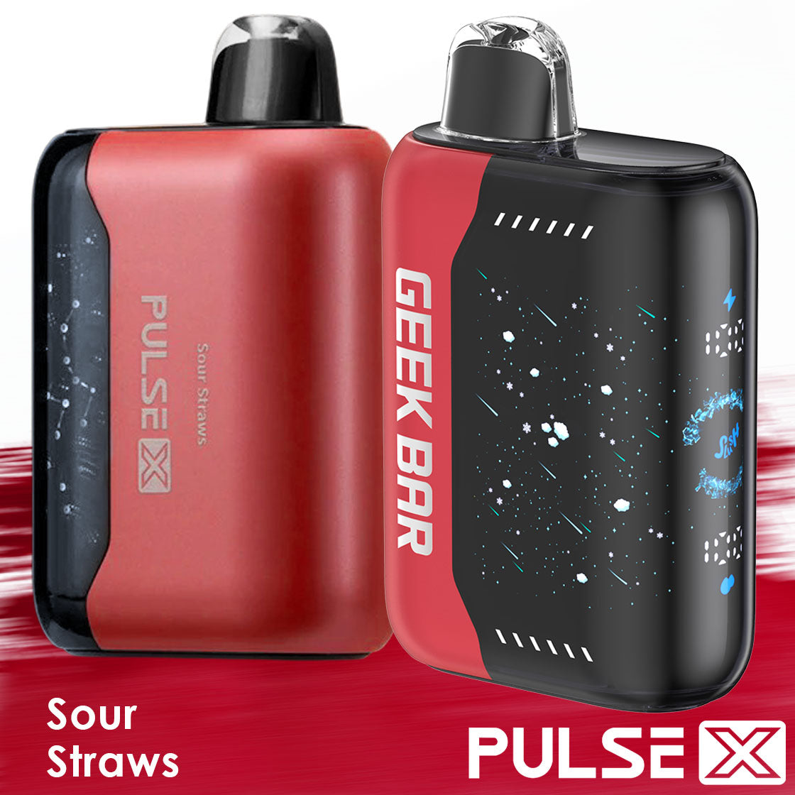 Sour Straws Geek Bar Pulse X: A Tangy Candy-Inspired Disposable Vape