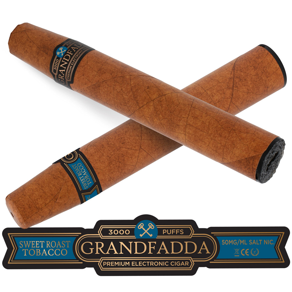 Grandfadda' Premium E-Cigar with Sweet Roast Tobacco vape flavor
