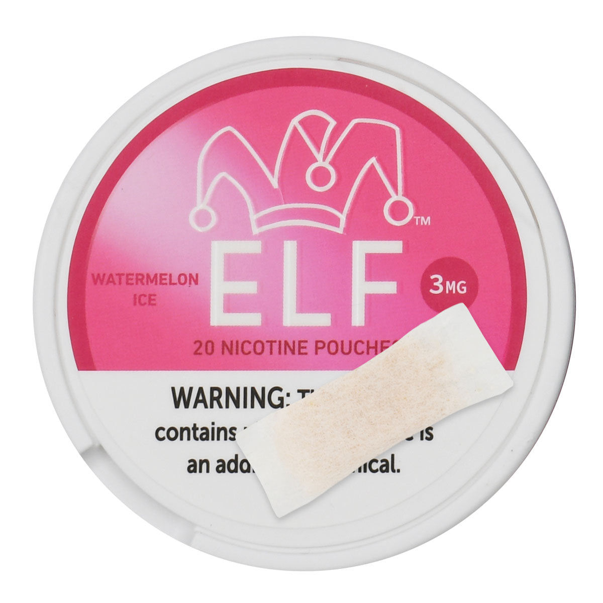 Watermelon Ice 20ct Nicotine Pouches Can