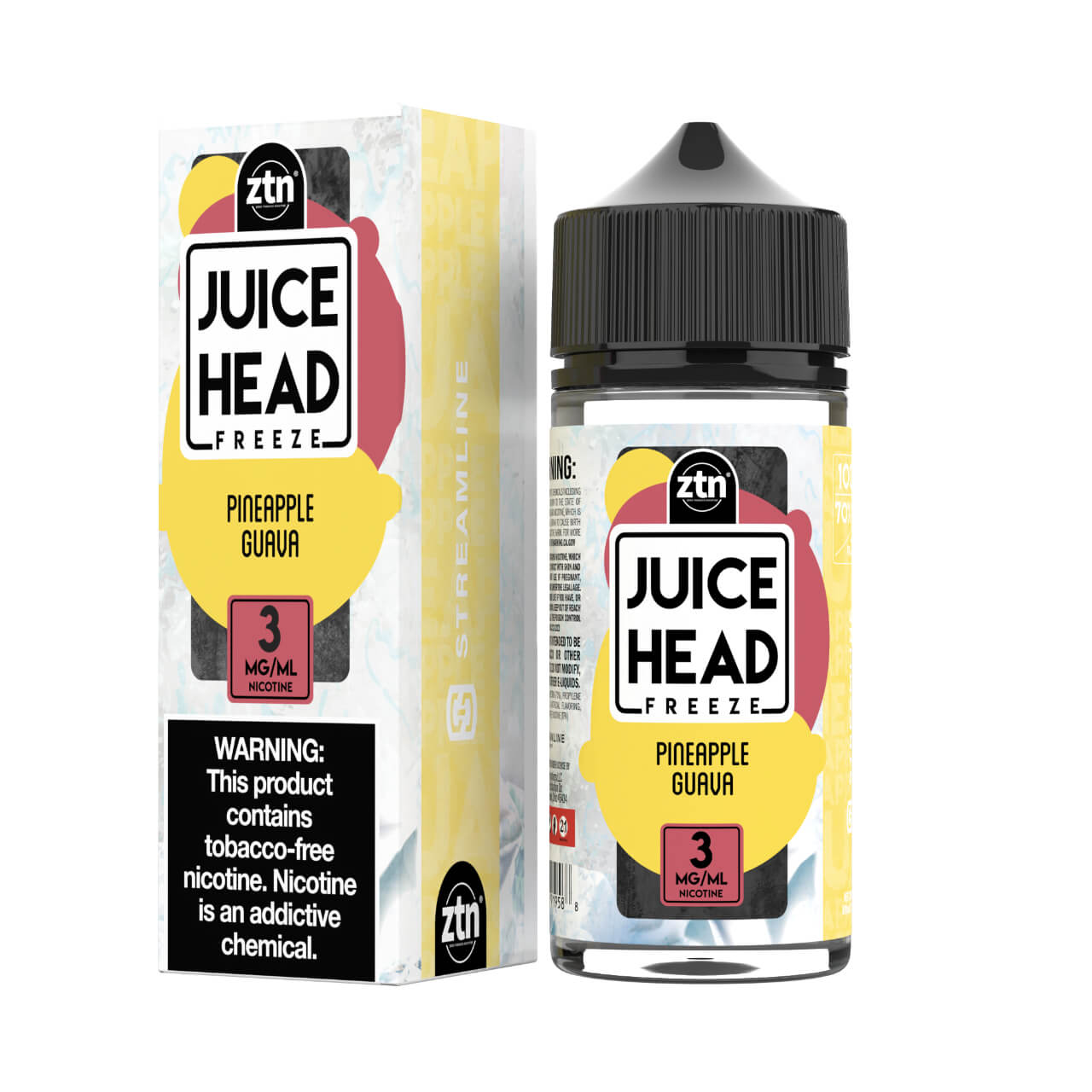 Juice Head Freeze Pineapple Guava 100ml E-Juice - 3 MG