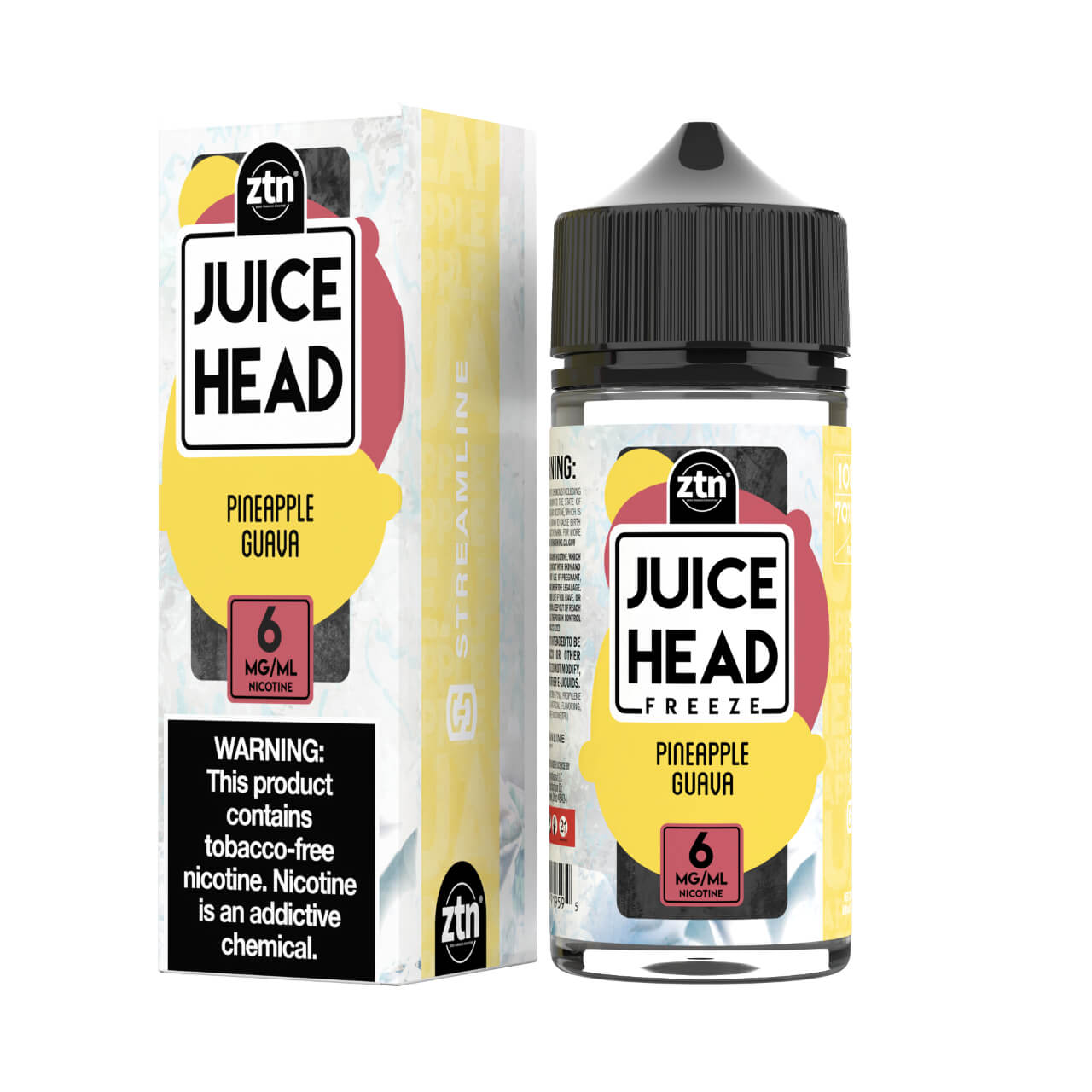 Juice Head Freeze Pineapple Guava 100ml E-Juice - 6 MG