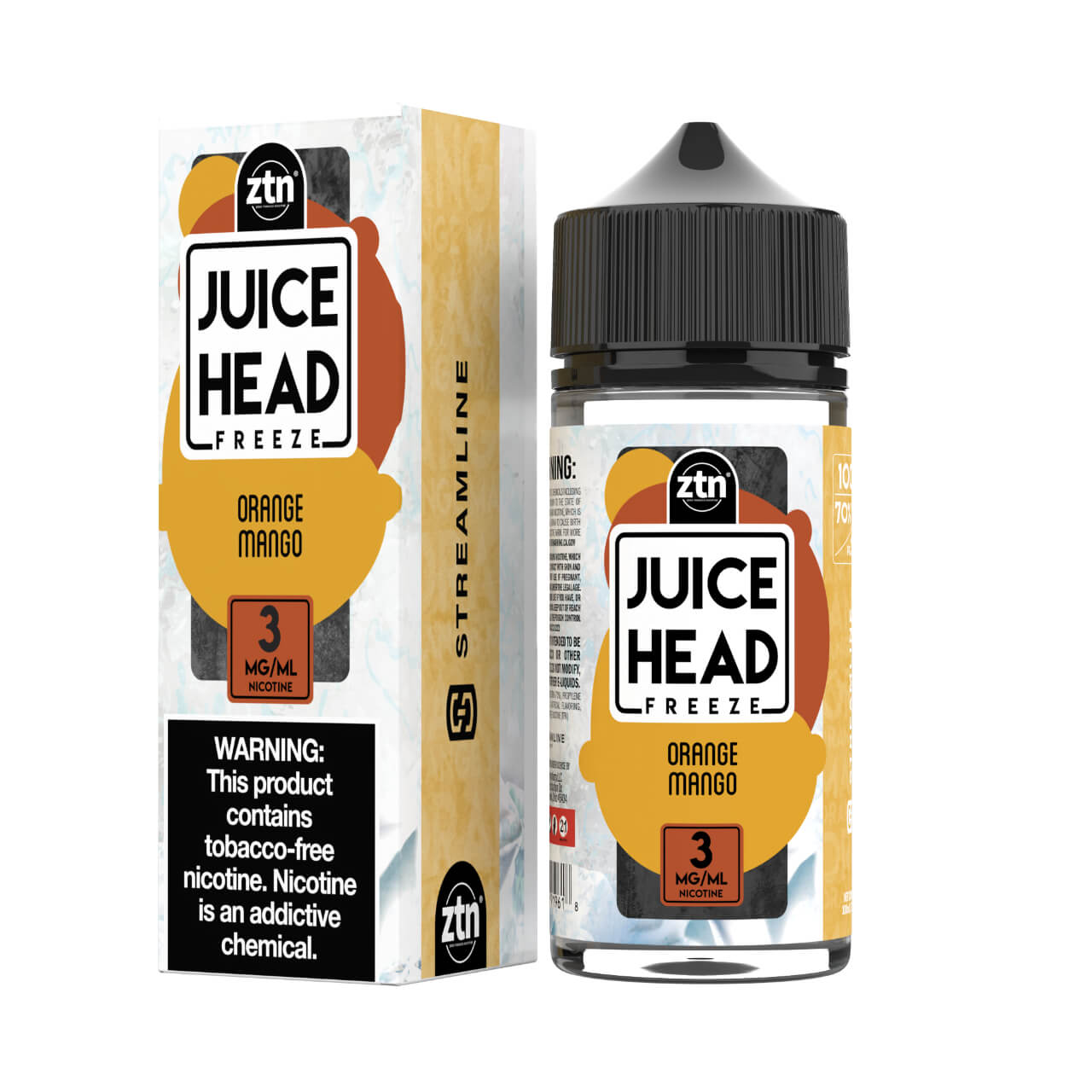 Juice Head Freeze Orange Mango 100ml E-Juice - 3 MG