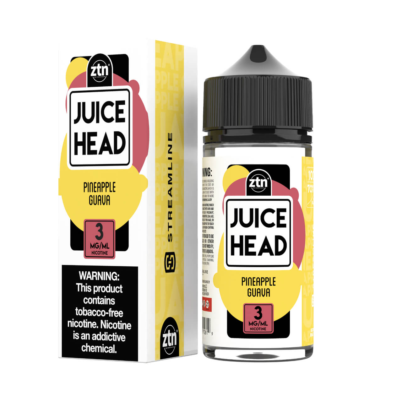 Juice Head Pineapple Guava 100ml E-Juice - 3 MG