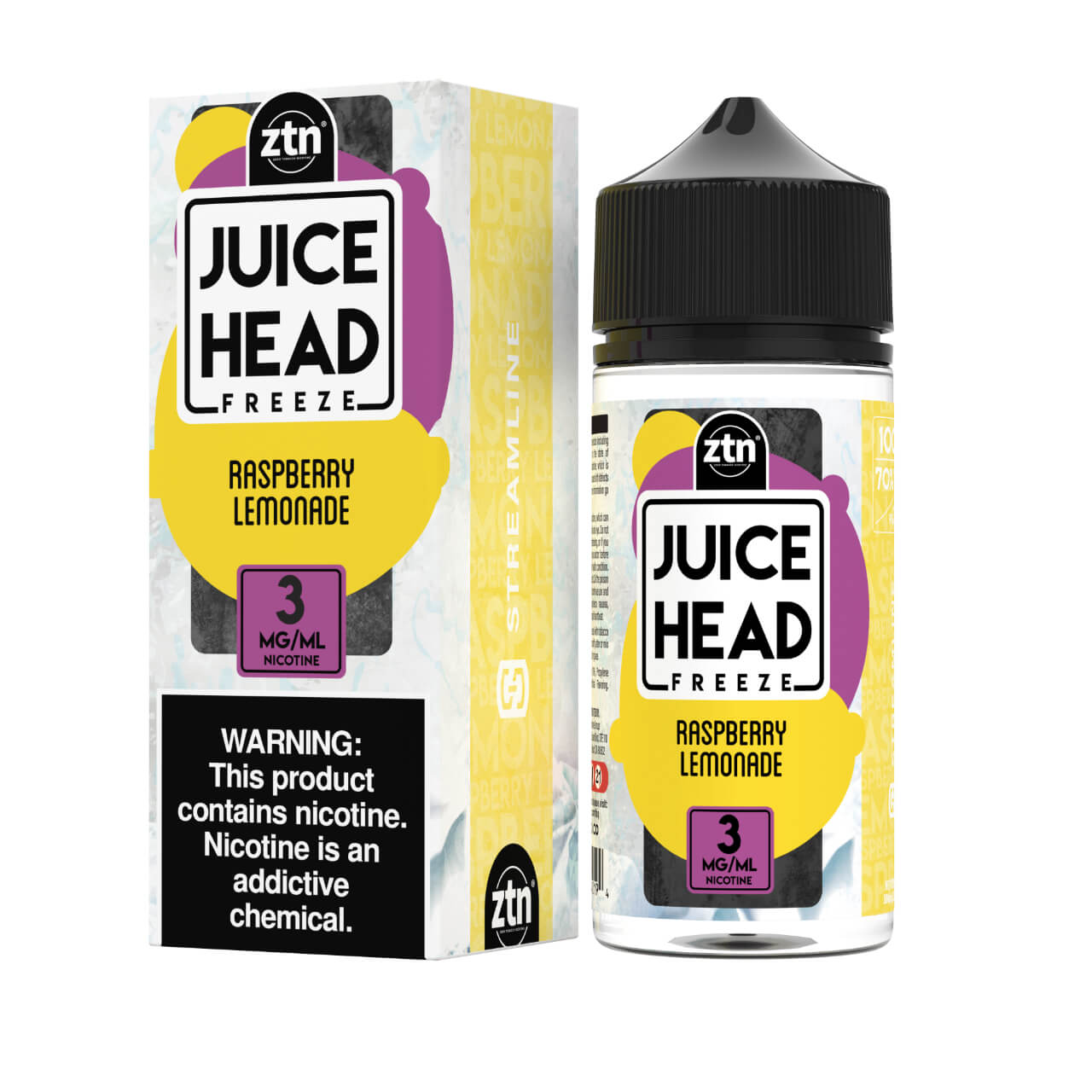 Juice Head Freeze Raspberry Lemonade 100ml E-Juice - 3 MG