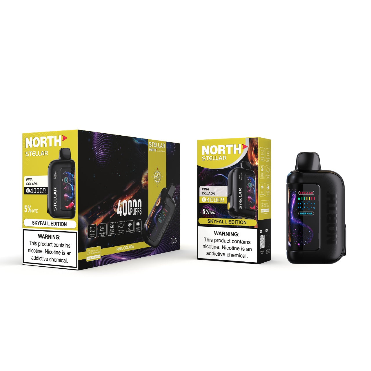 North Stellar Dark Moon 40K Vape Disposable - Skyfall Edition - Pina Colada