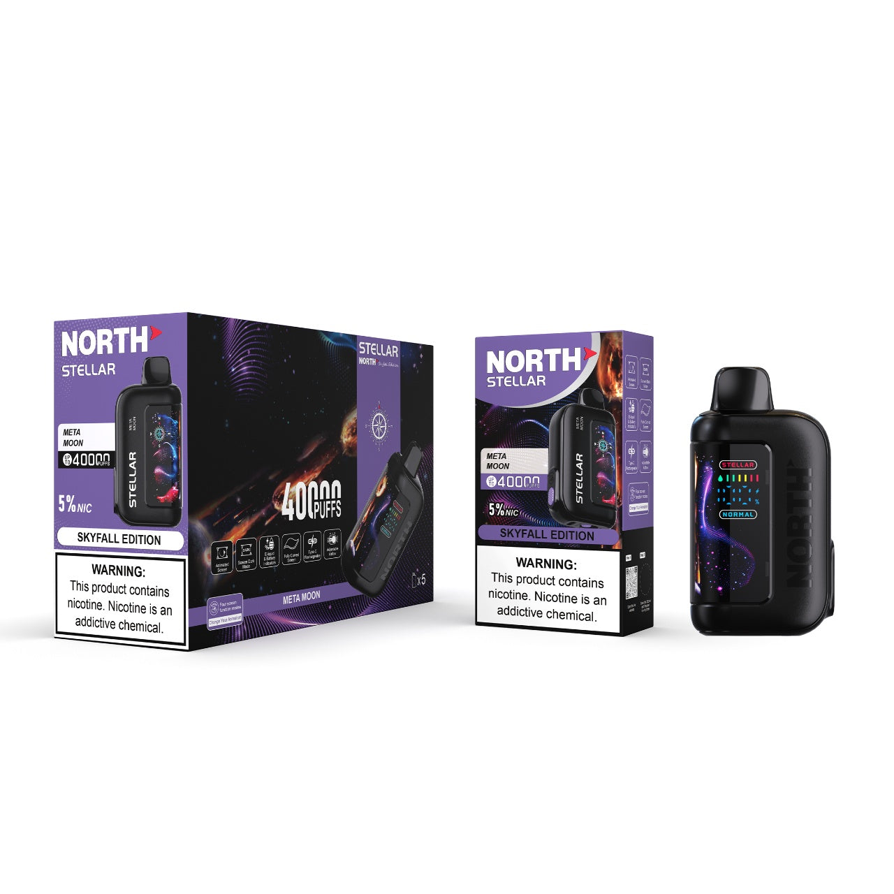 North Stellar Dark Moon 40K Vape Disposable - Skyfall Edition - Meta Moon