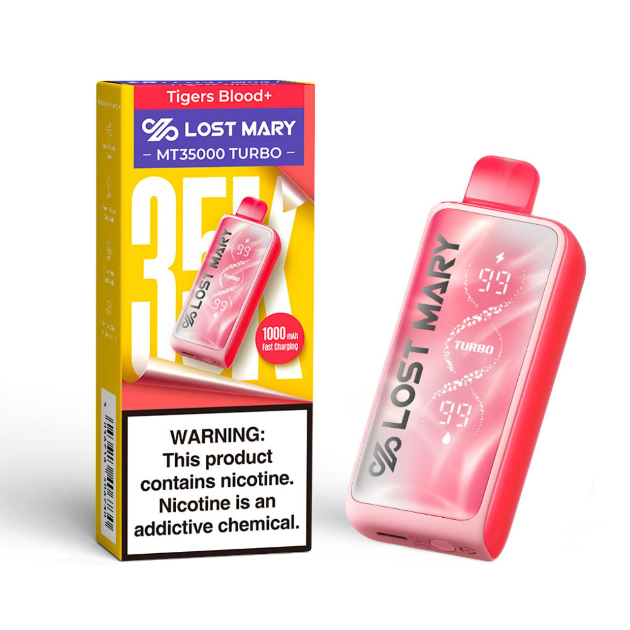 Lost Mary MT 35K Turbo Vape Disposable - Tigers Blood Plus