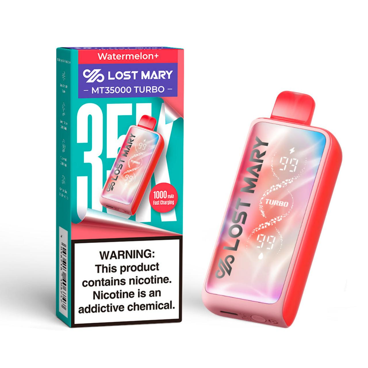 Lost Mary MT 35K Turbo Vape Disposable - Watermelon Plus