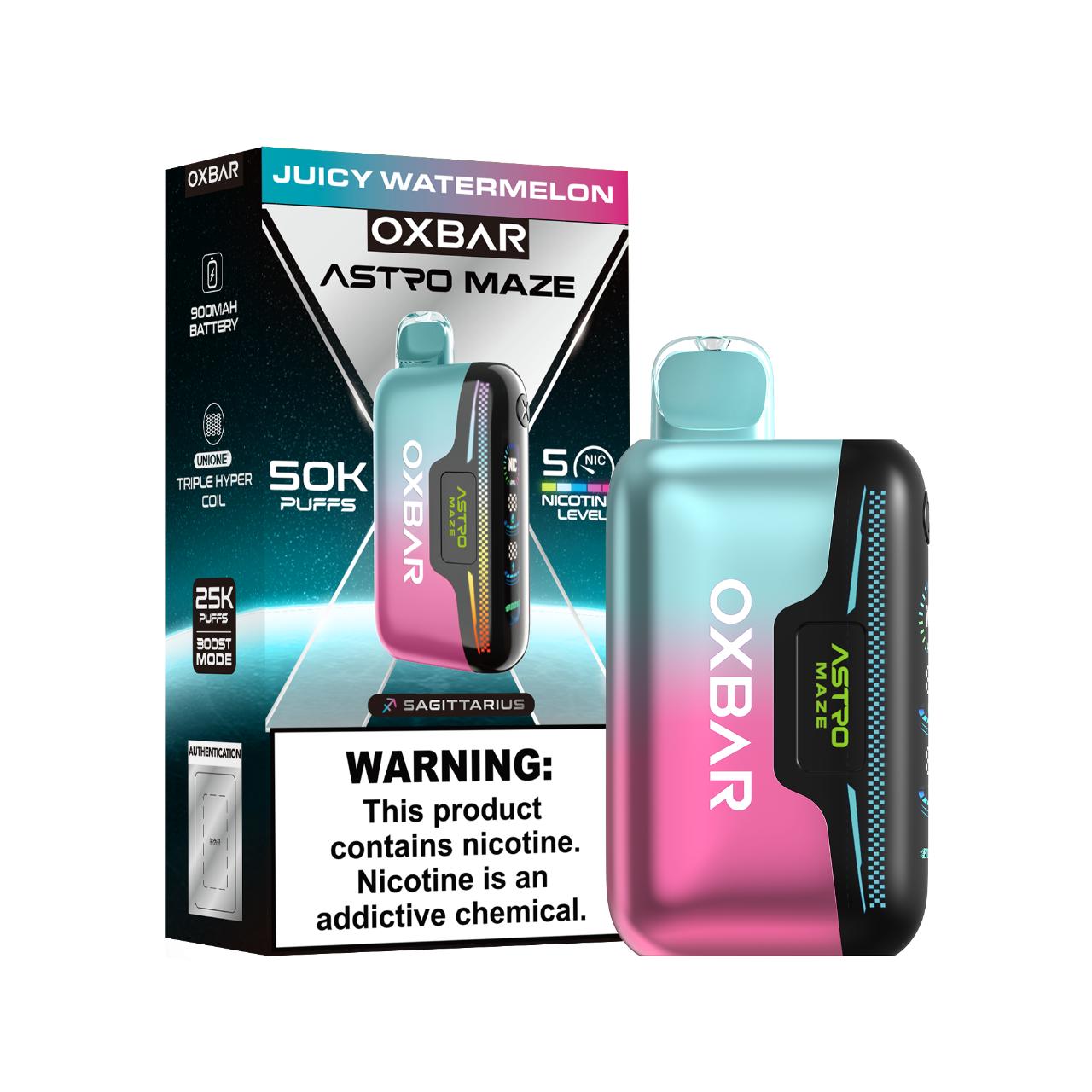OXBAR Astro Maze 50K Disposable Vape - Juicy Watermelon