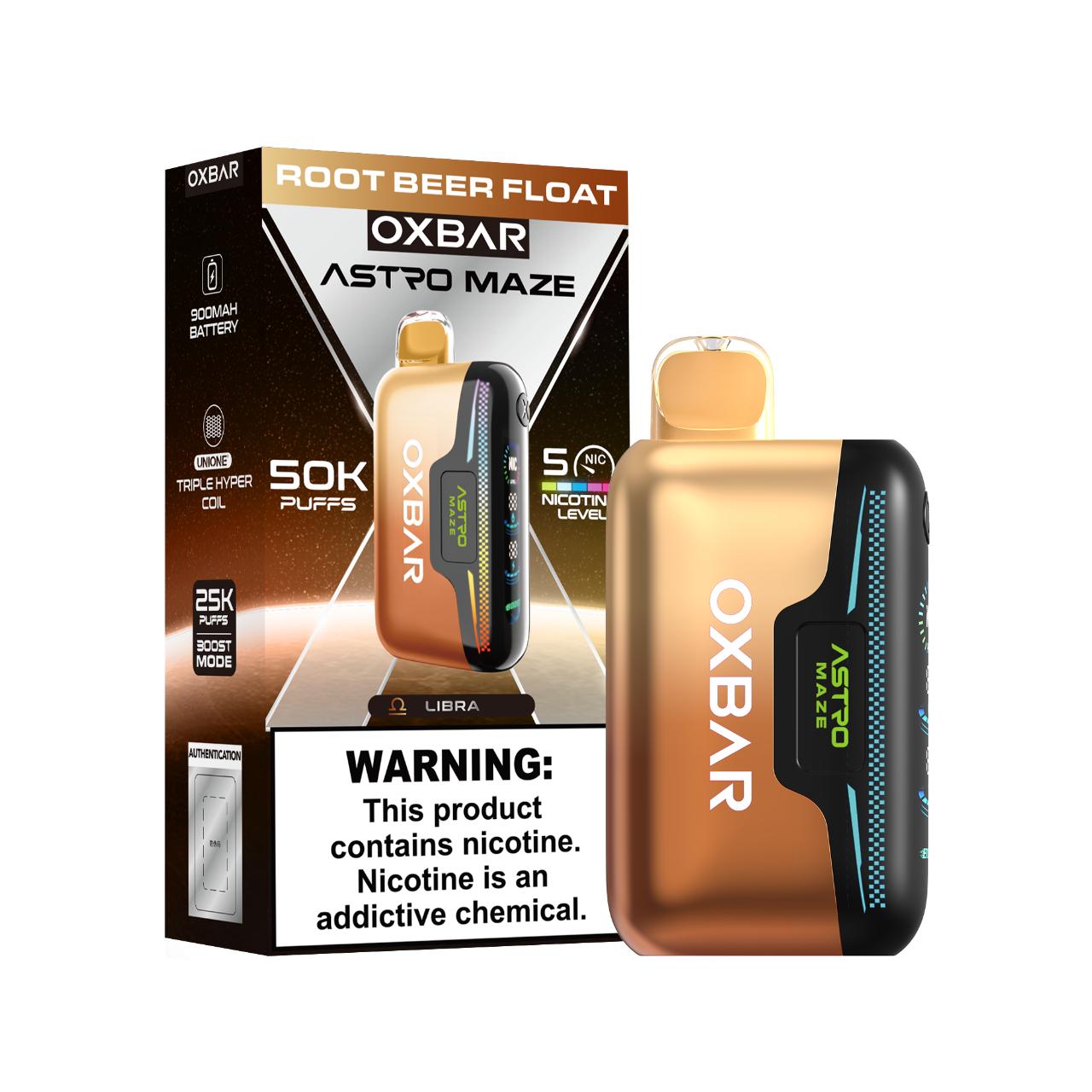 OXBAR Astro Maze 50K Disposable Vape - Rootbeer Float