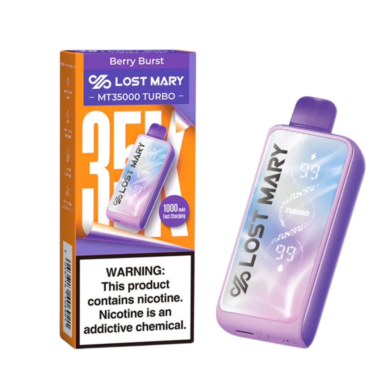 Lost Mary MT 35K Turbo Vape Disposable - Berry Burst