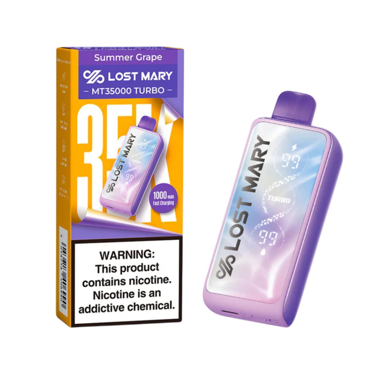 Lost Mary MT 35K Turbo Vape Disposable - Summer Grape