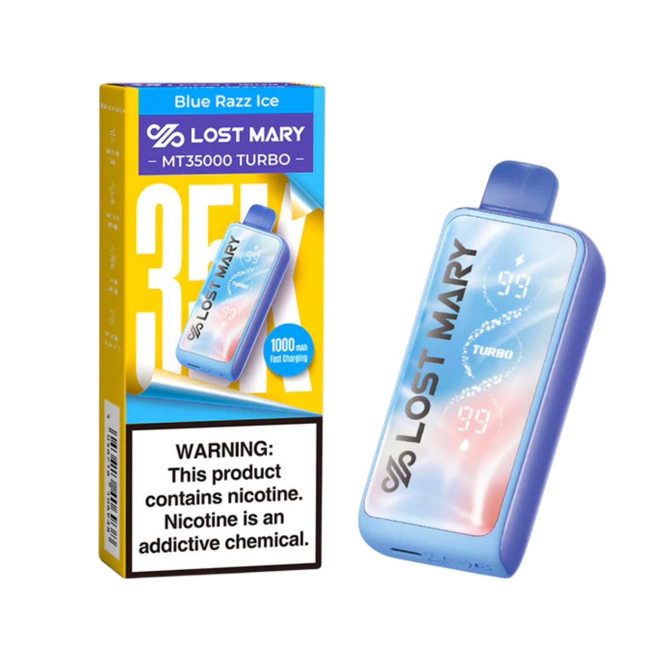Lost Mary MT 35K Turbo Vape Disposable - Blue Razz Ice