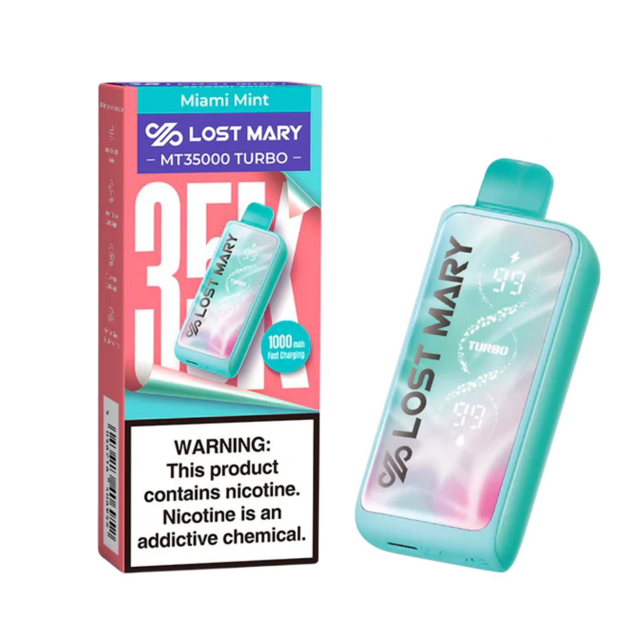 Lost Mary MT 35K Turbo Vape Disposable - Miami Mint
