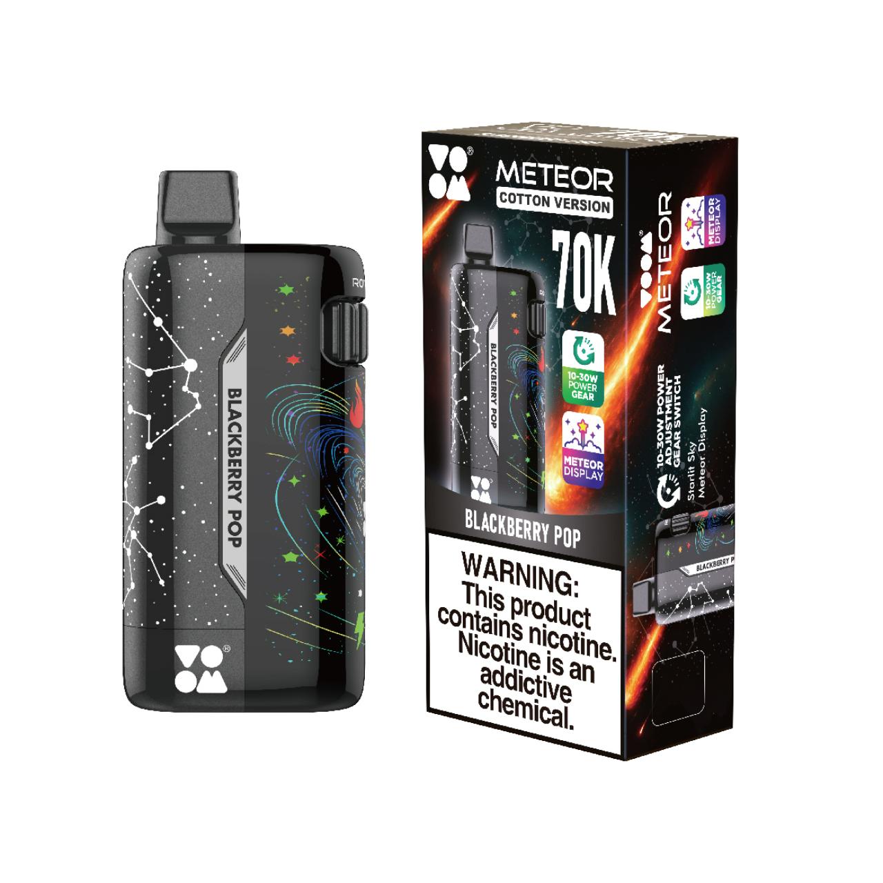 Voom Meteor 70000 Puffs Disposable Vape  - Blackberry Pop