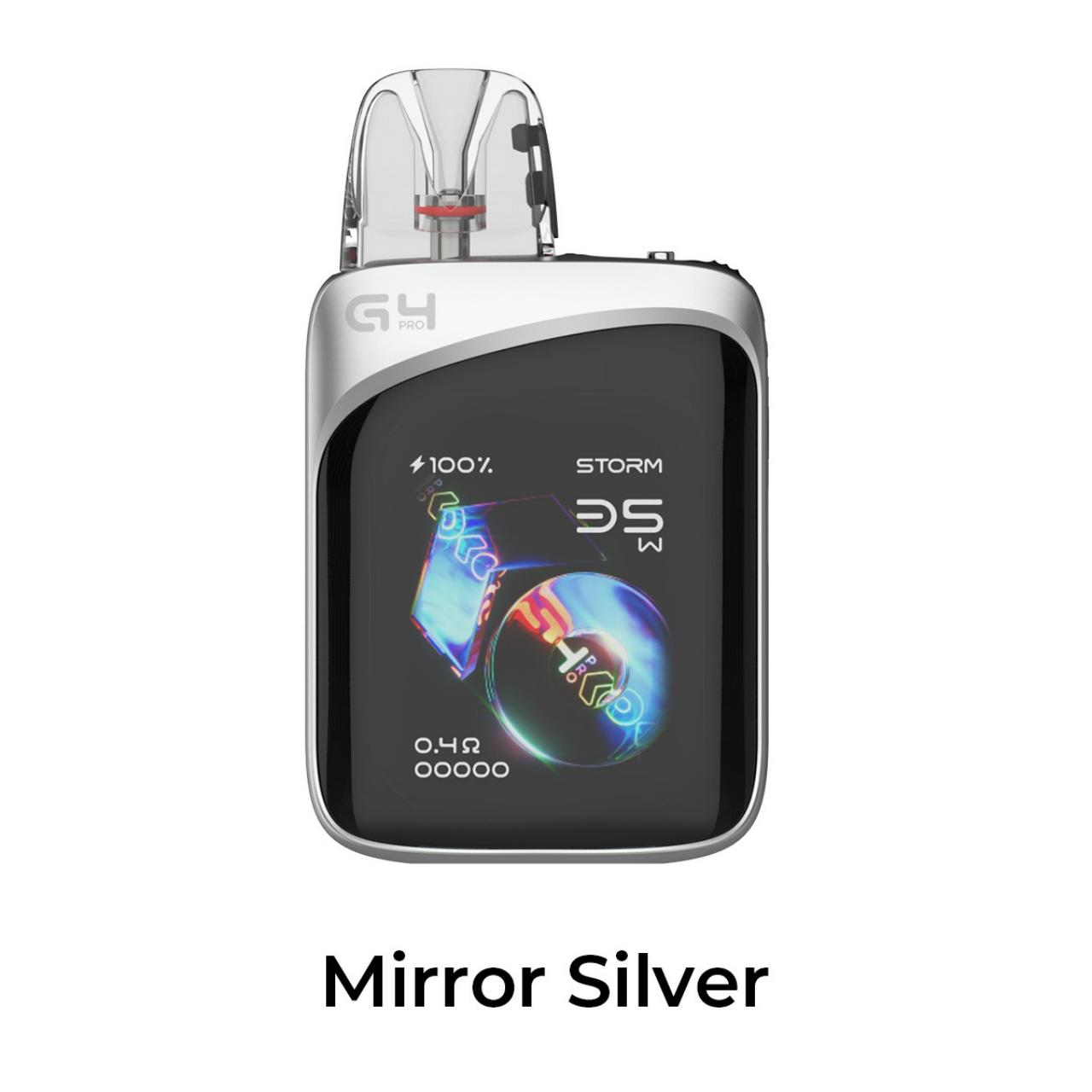 Uwell Caliburn G4 Pro Koko Vape Pod Kit - Mirror Silver