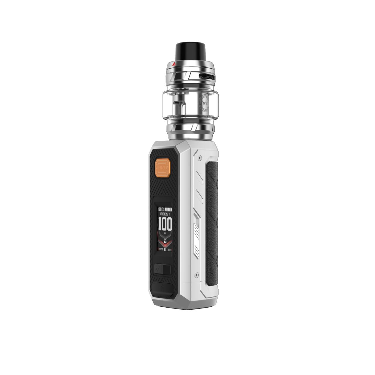 Vaporesso Armour Ultra Vape Kit Rugged Design Adjustable Wattage - Titanium Silver