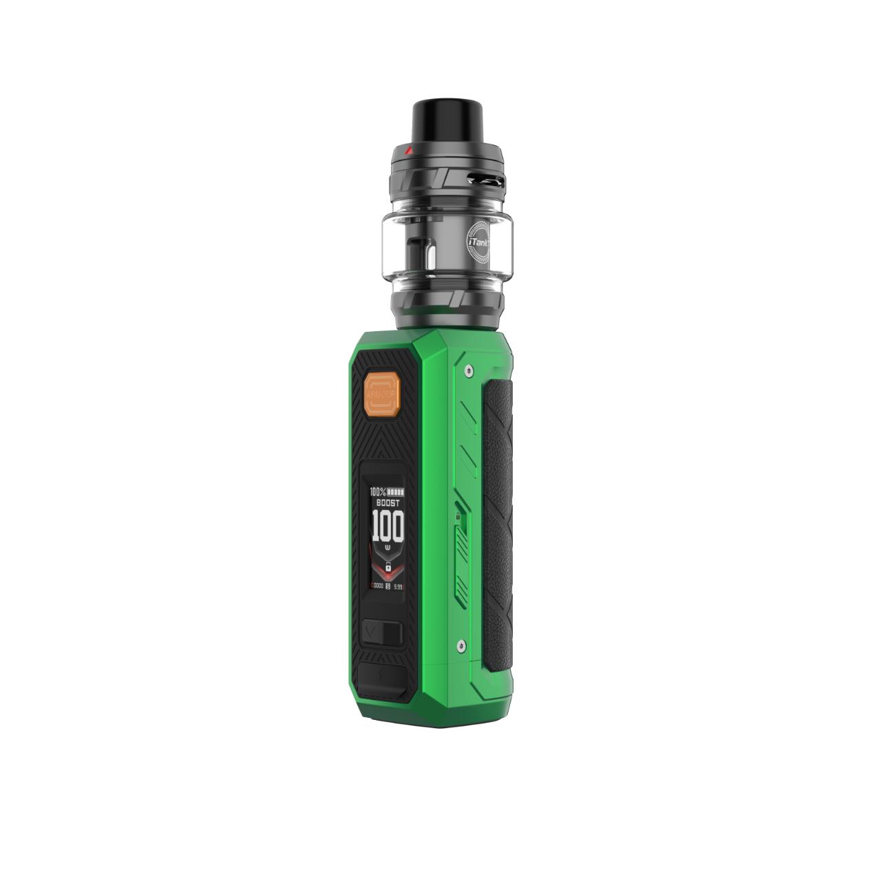Vaporesso Armour Ultra Vape Kit Rugged Design Adjustable Wattage - Emerald Green