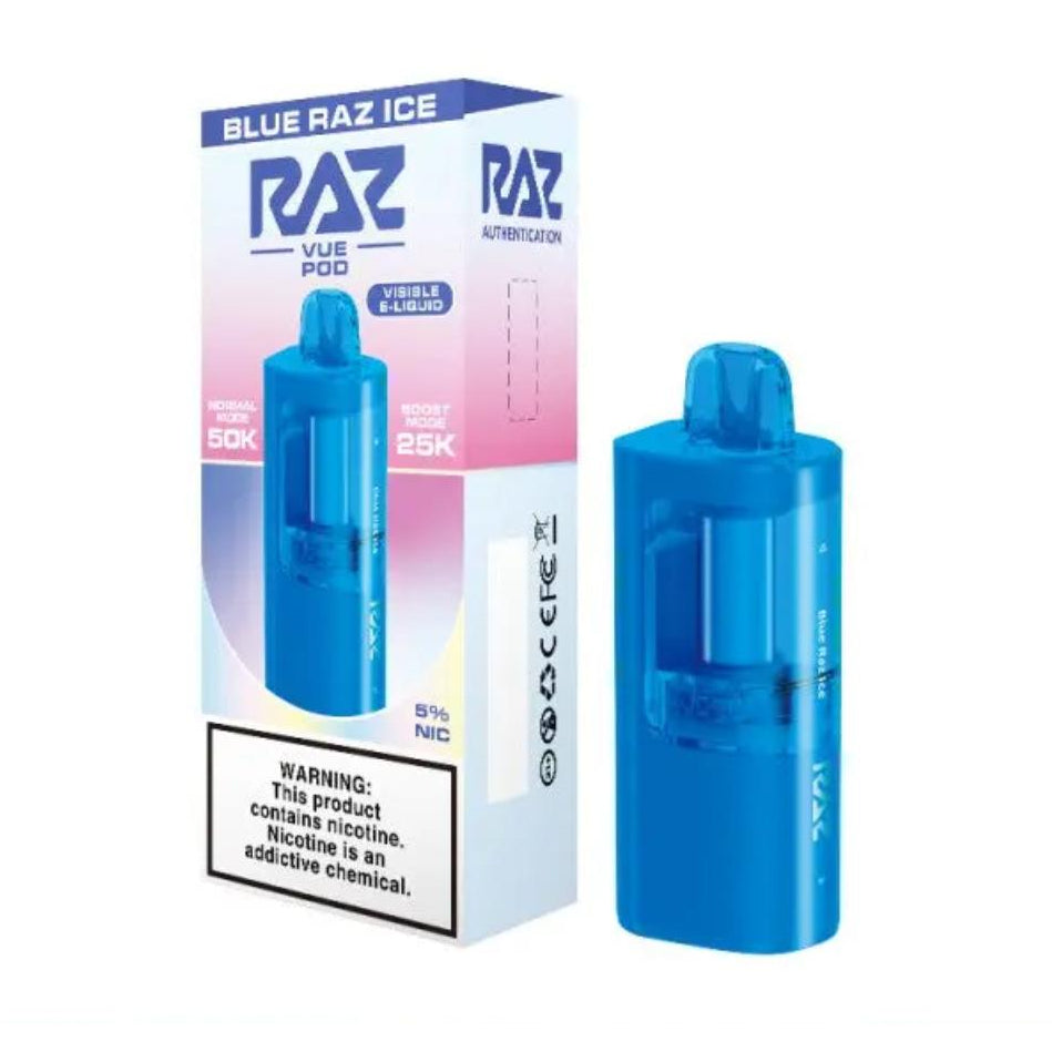 Blue Raz Ice Replacement Pod  for Raz VUE 50K