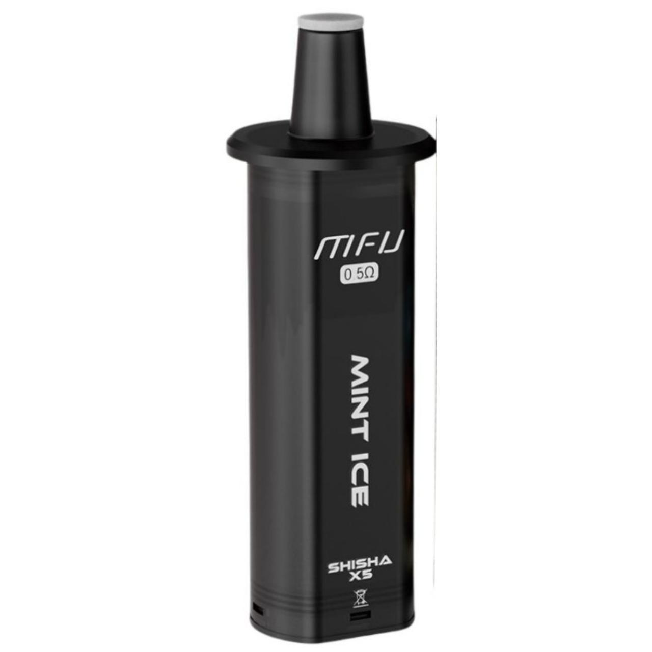 Replacement Pod  For MFU SHISHA X5 Hookah Pen - 1PC - Mint Ice