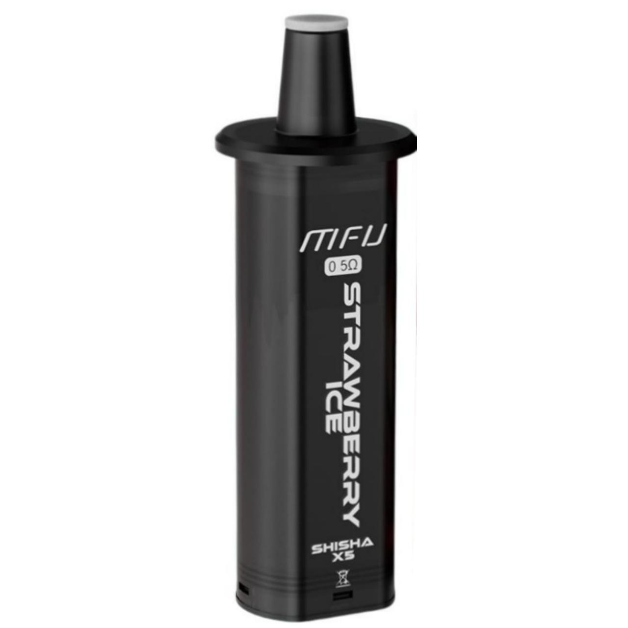 Replacement Pod  For MFU SHISHA X5 Hookah Pen - 1PC - Strawberry Ice