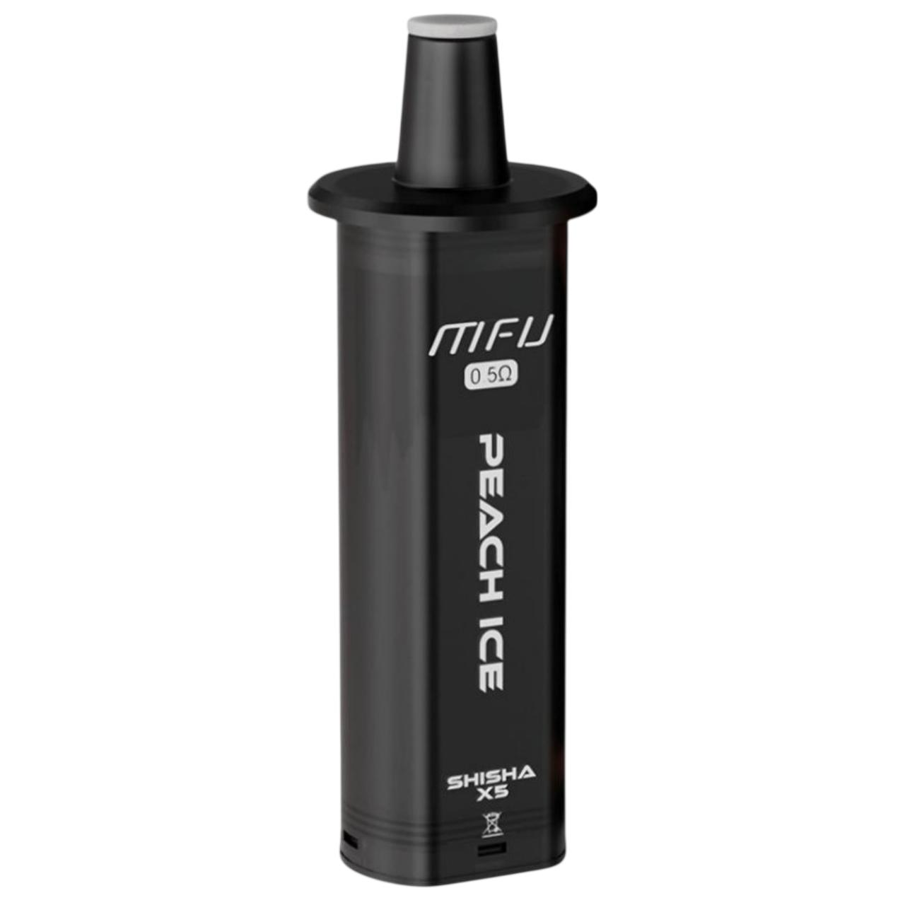 Replacement Pod  For MFU SHISHA X5 Hookah Pen - 1PC - Peach Ice