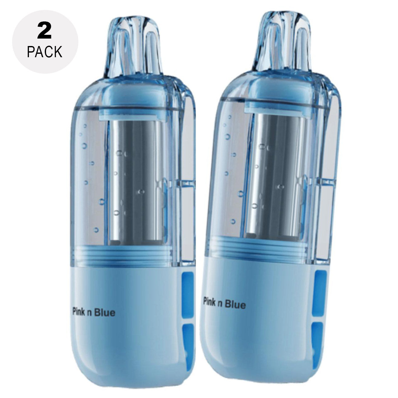 2-Pack Pink n Blue Replacement Pods For Nexa Flex Crystal 40K