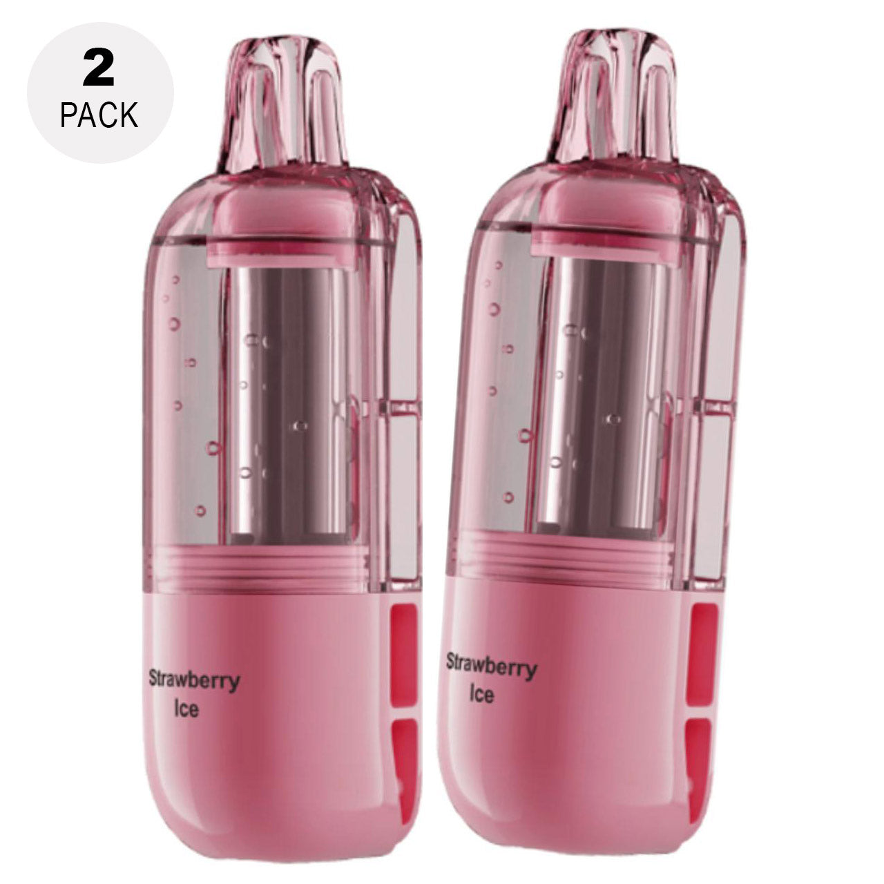 2-Pack Strawberry Ice Replacement Pods For Nexa Flex Crystal 40K