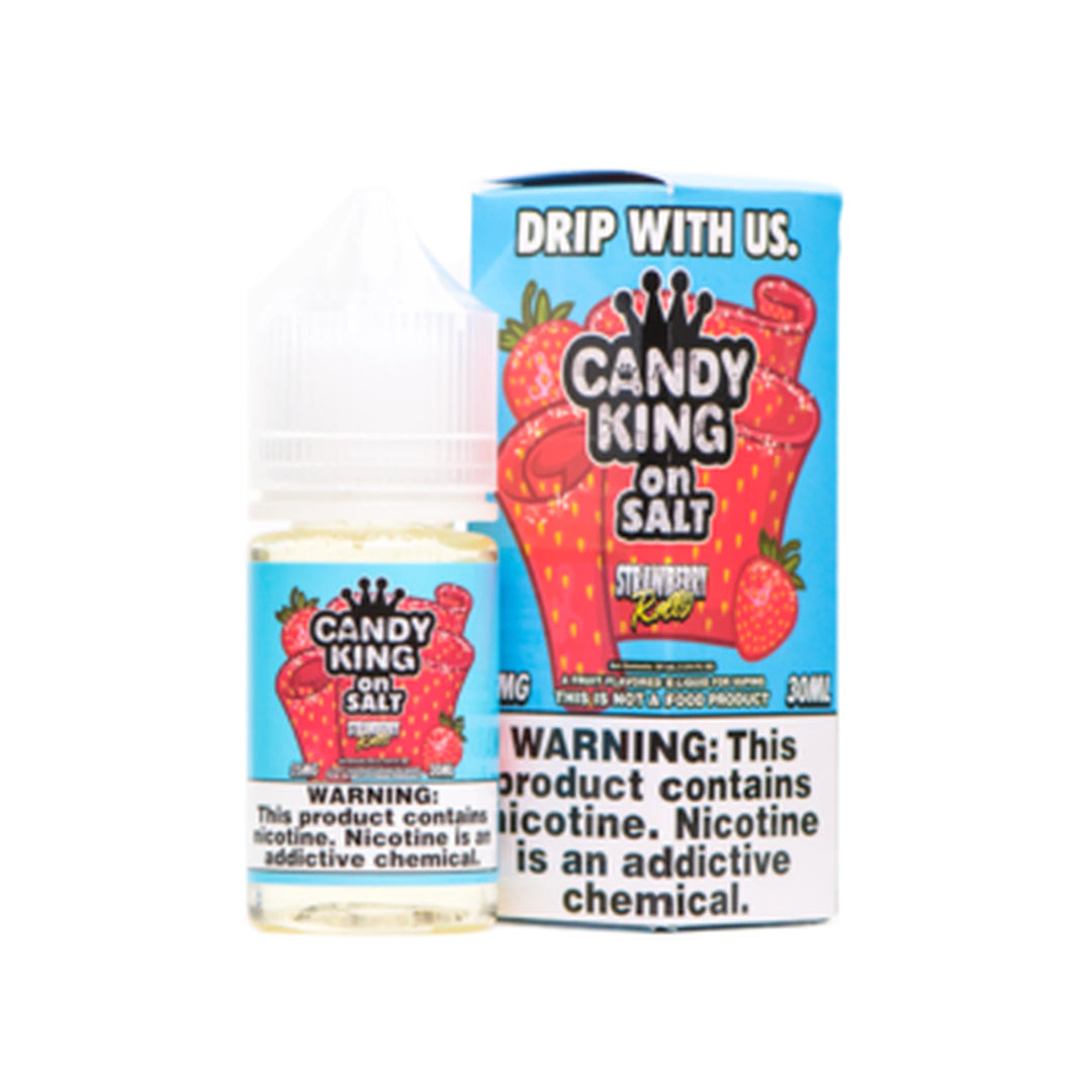 Candy King Strawberry Rolls Nicotine Salt EJuice 30ml - 35 MG