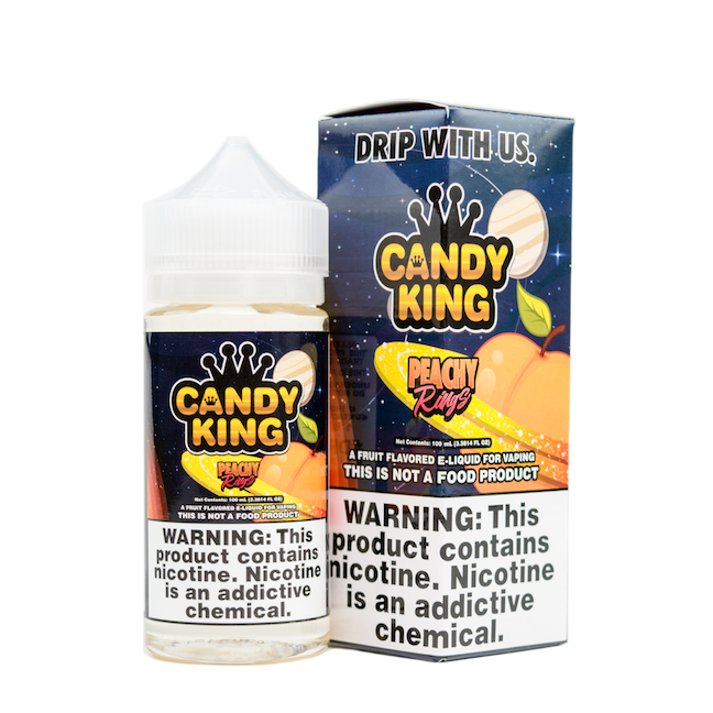 Candy King Peachy Rings E Juice 100ml - 3 MG