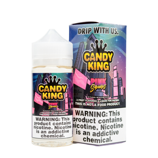 Candy King E Juice Pink Squares 100ml - 3 MG