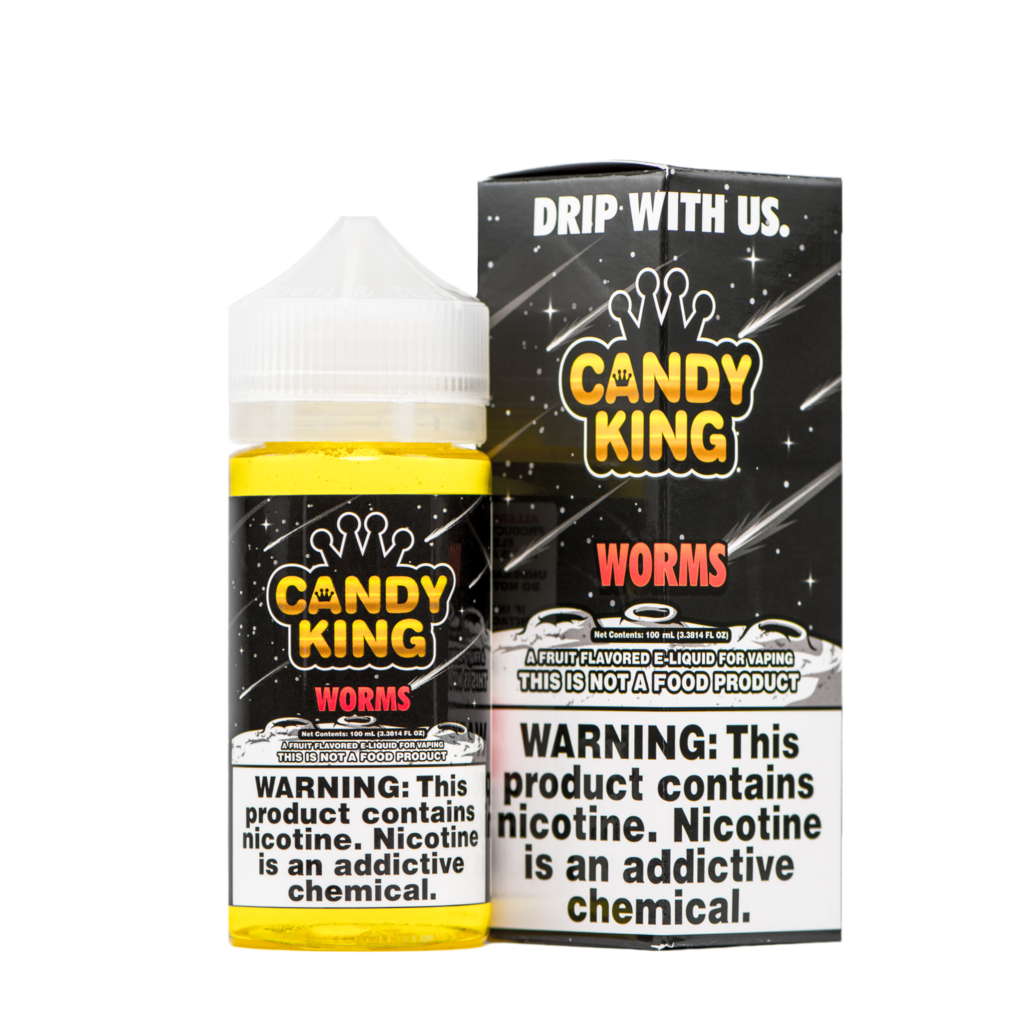 Candy King Ejuice 100ml Worms Flavor - 0 MG