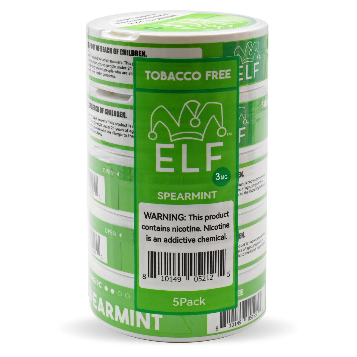 Spearmint Nic Pouches 5-Pack